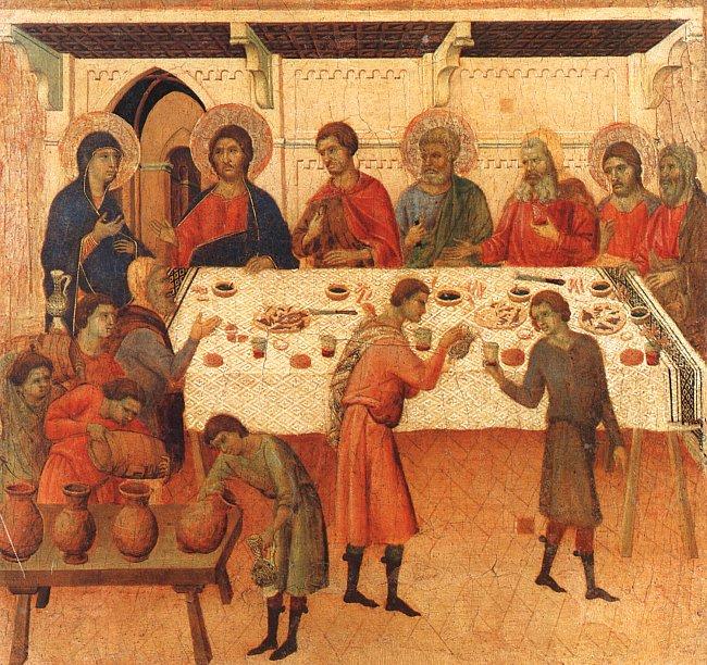 Duccio di Buoninsegna Wedding at Cana China oil painting art